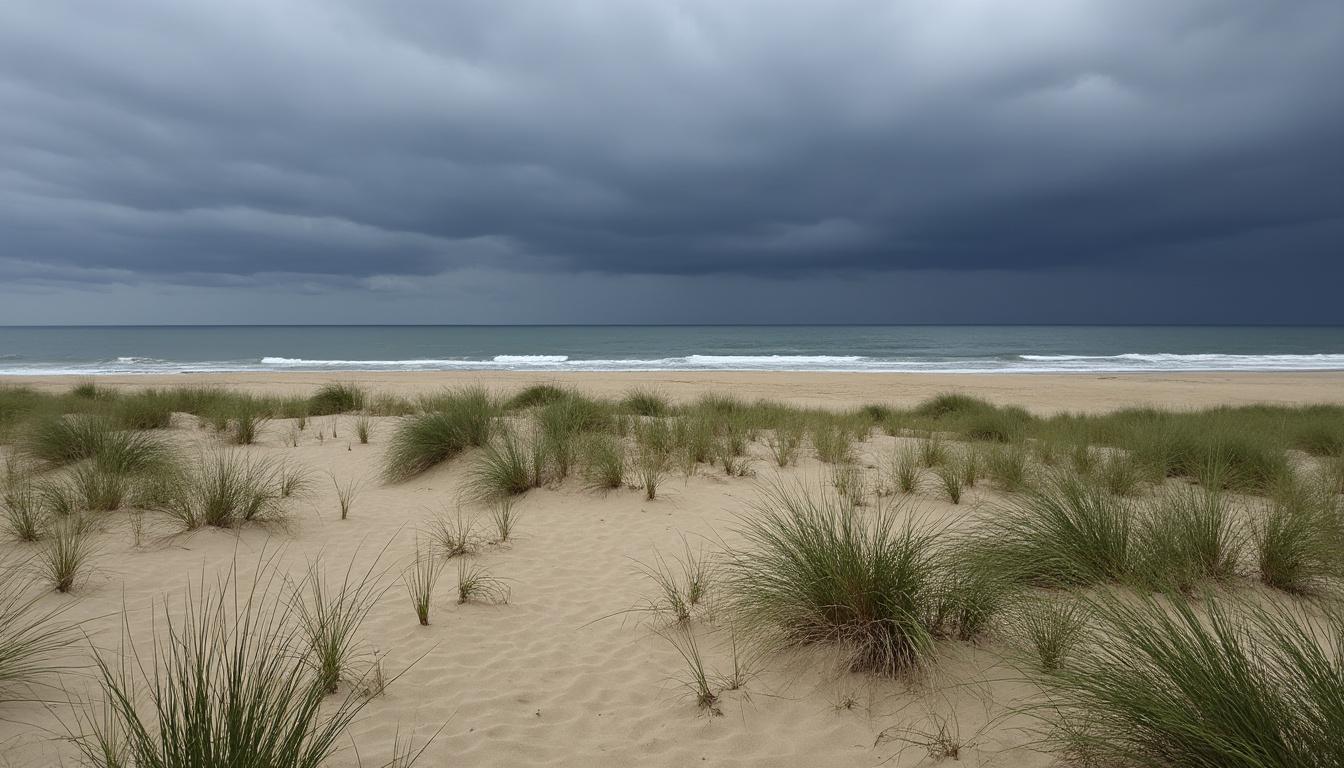 ce mardi dans les landes, une houle cyclonique exceptionnelle est attendue. les autorités lancent des alertes pendant que les surfeurs, attirés par les vagues impressionnantes, s’apprêtent à vivre une journée hors du commun sur la côte.