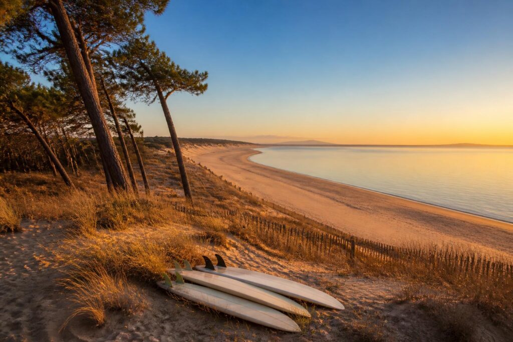 découvrez les plages d'hossegor, seignosse et capbreton, au cœur de la grande finale du banque populaire surf tour, un rendez-vous incontournable pour les passionnés de surf et de nature.